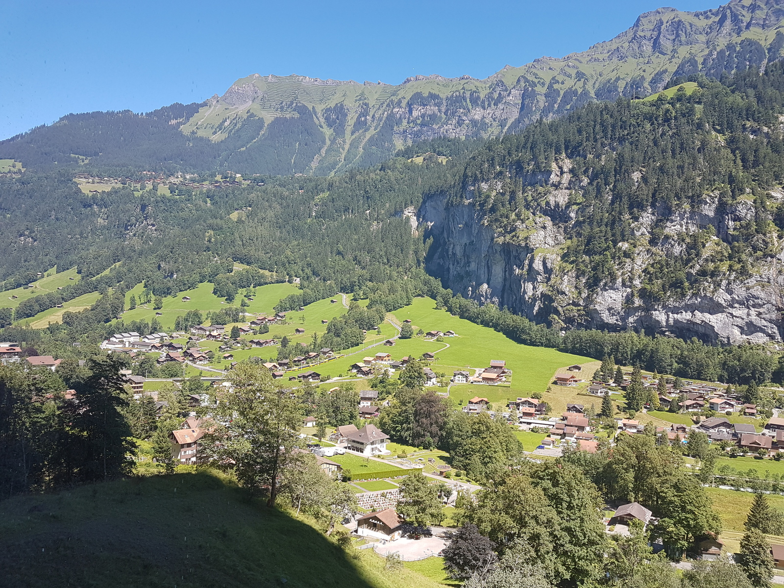 Waterfall Lauterbrunnen. Inside view - My, Switzerland, Waterfall, Travels, beauty, The mountains, Calmness, Longpost