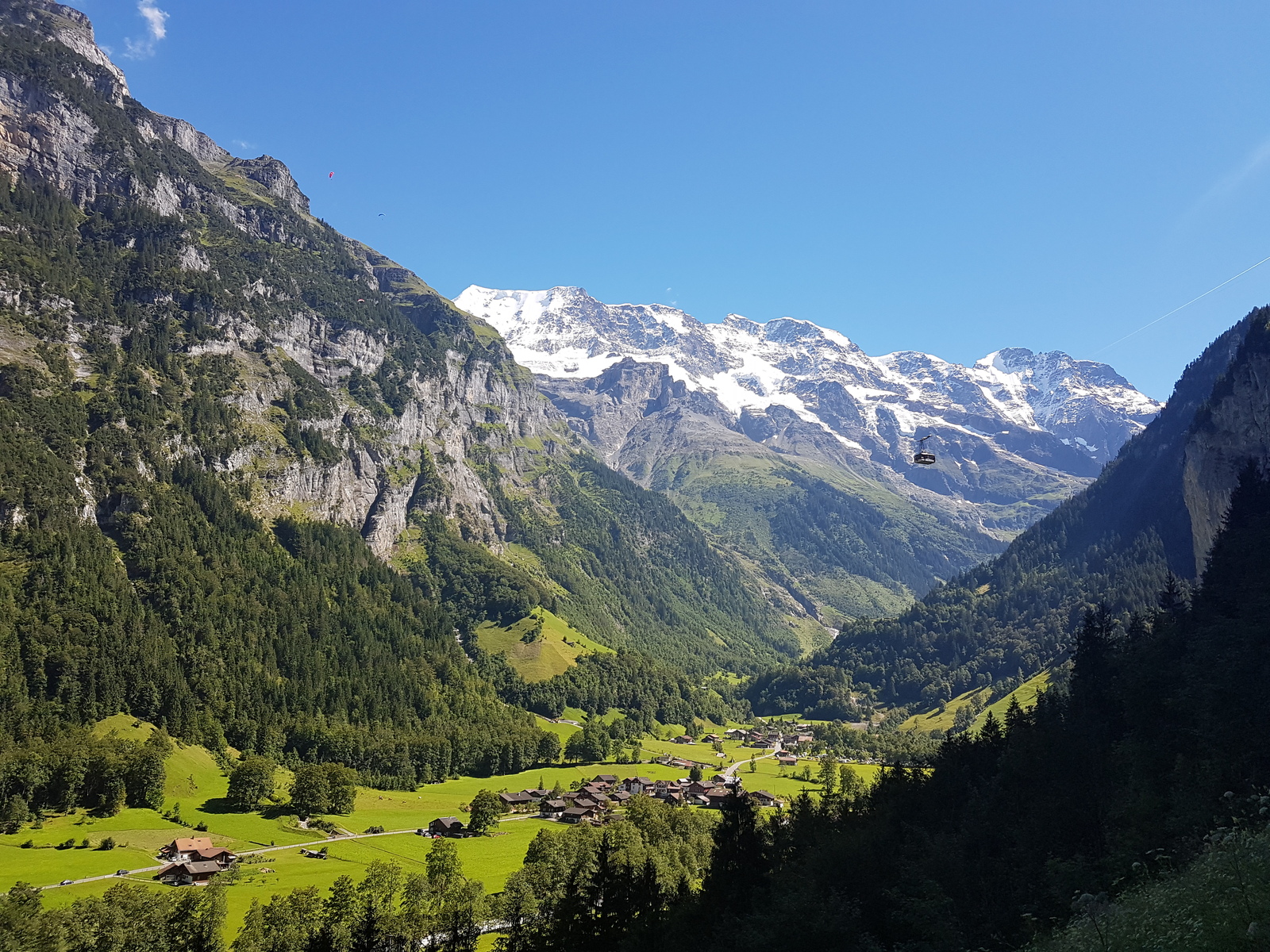 Waterfall Lauterbrunnen. Inside view - My, Switzerland, Waterfall, Travels, beauty, The mountains, Calmness, Longpost