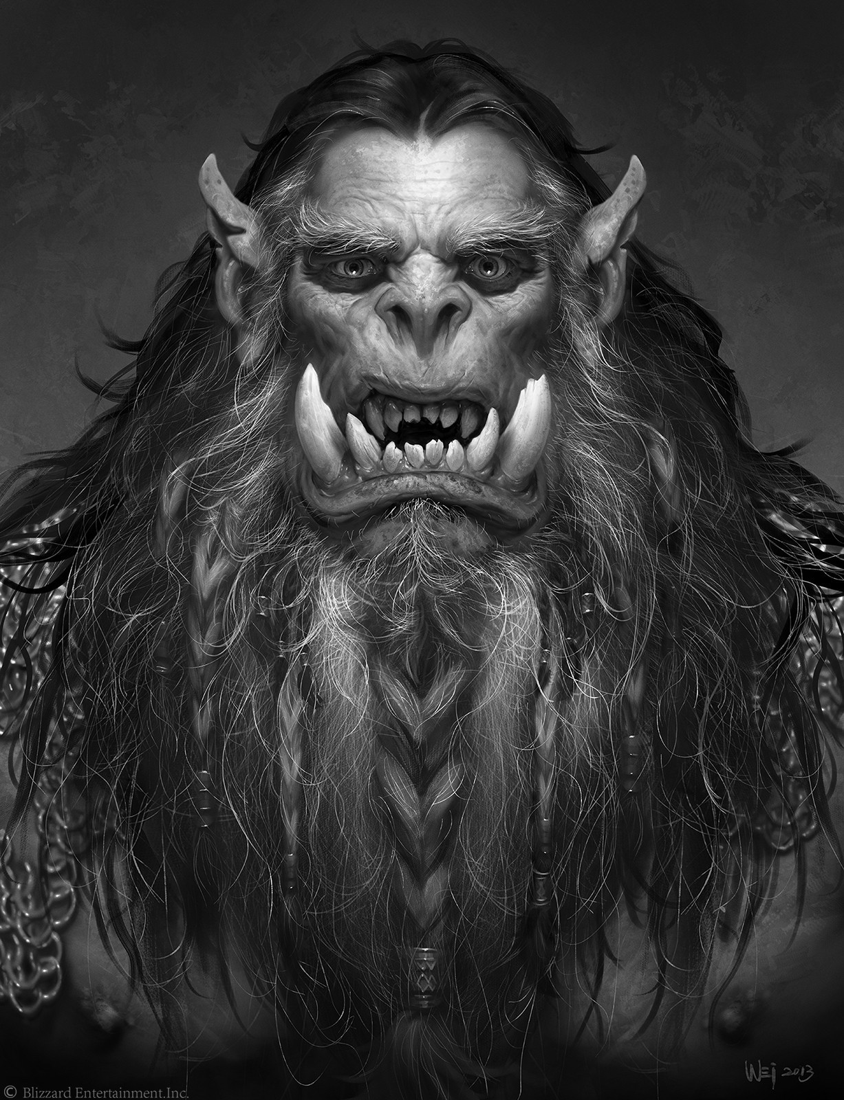 Warcraft movie concept art by artist Wei Wang - NSFW, Warcraft, Art, Concept Art, Warcraft movie, Longpost