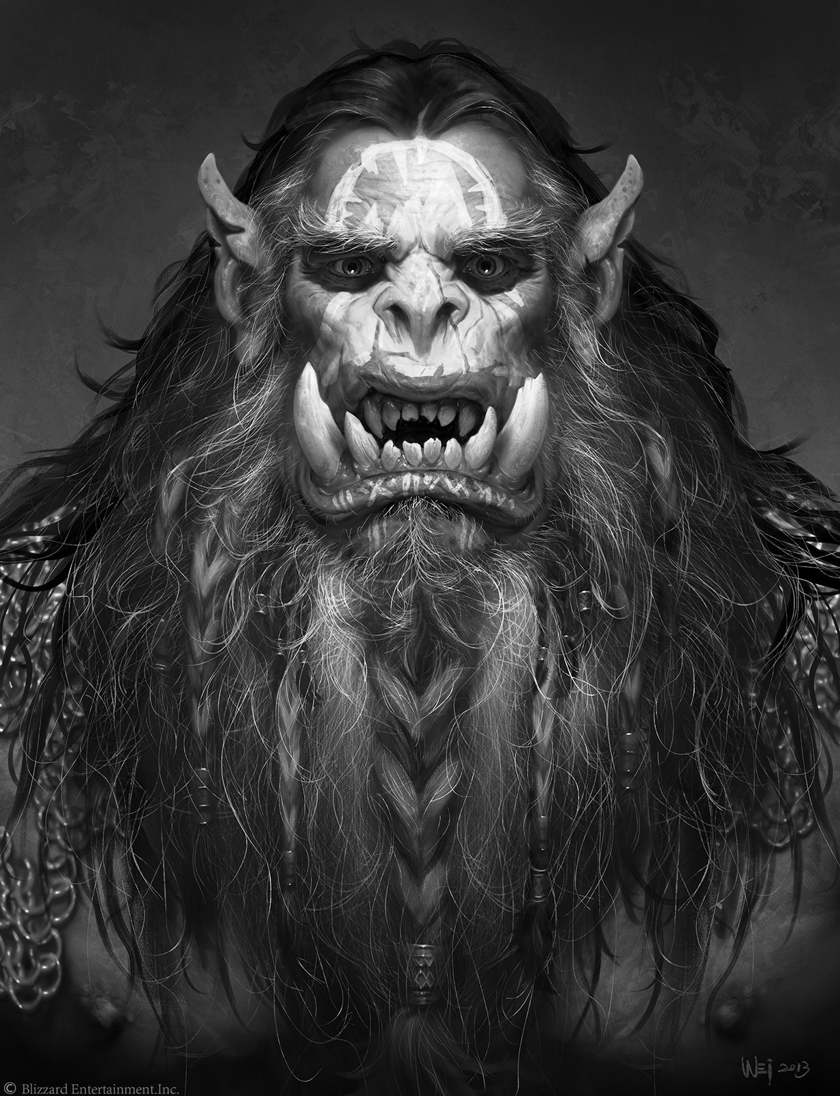 Warcraft movie concept art by artist Wei Wang - NSFW, Warcraft, Art, Concept Art, Warcraft movie, Longpost