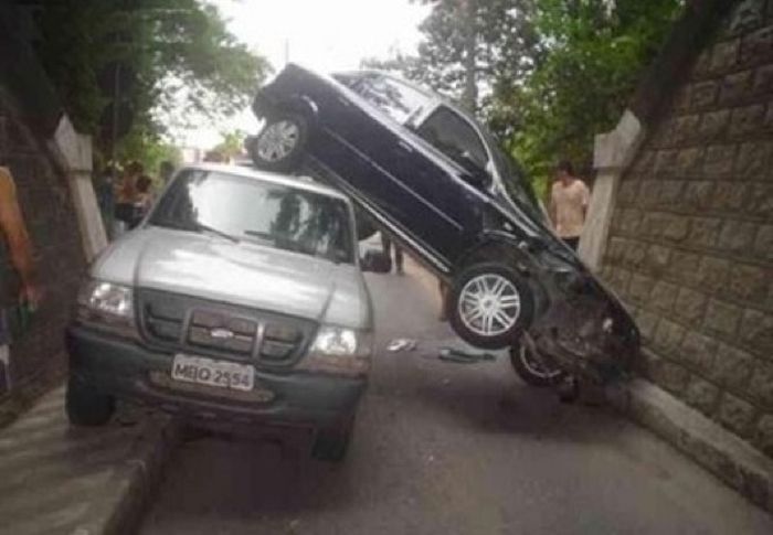 Ridiculous accidents or how they did it ... - Road accident, Auto, Images, Photo, Crash, Longpost