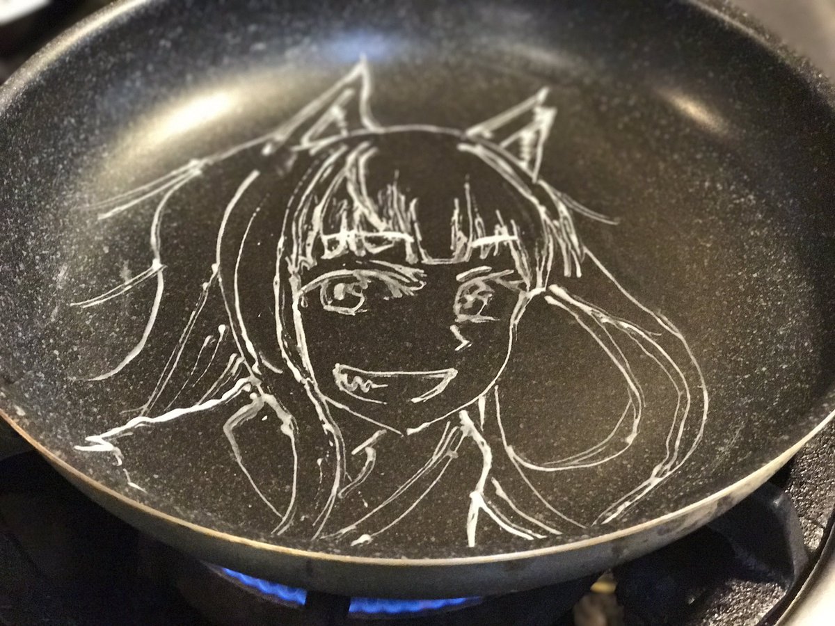 Pancakes for breakfast. - Anime, Not anime, Pancakes, Spice and Wolf, Holo, Horo holo, Longpost