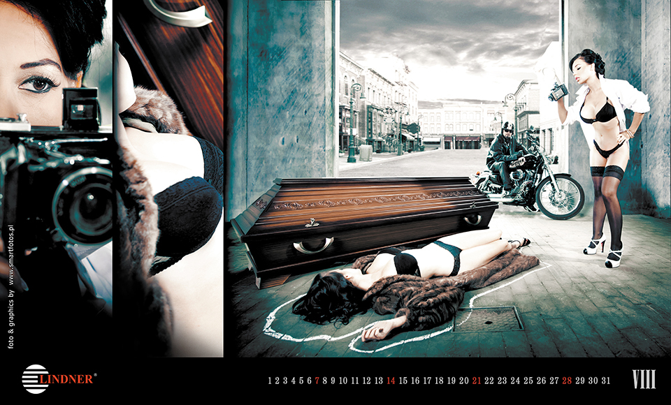 Erotic calendars with coffins - NSFW, Girls, Coffin, The calendar, Longpost