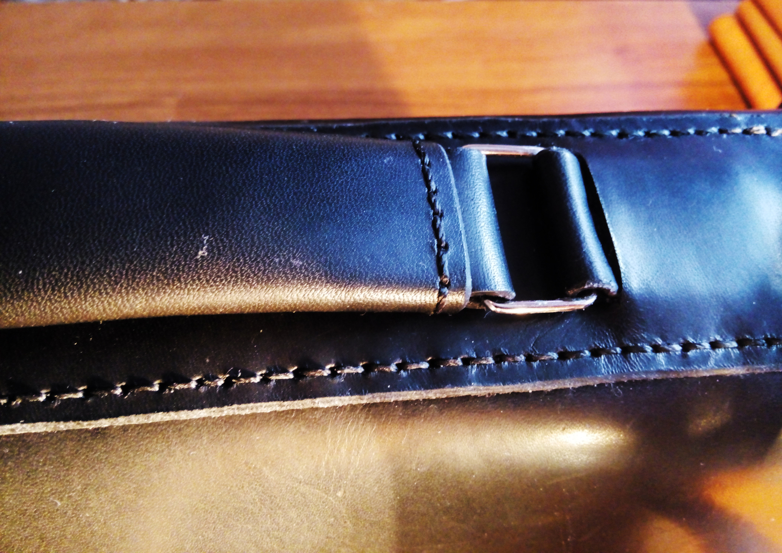 Leather bag (mini briefcase). - My, Leather products, , Leather, Handmade, , Longpost