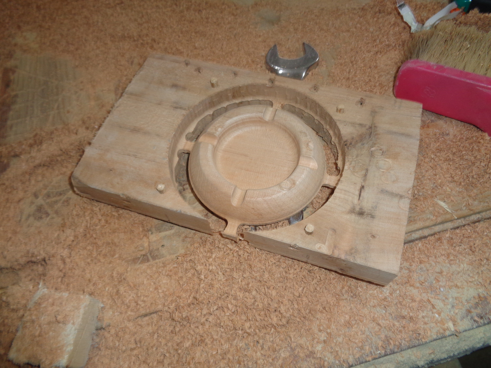 CNC ashtray - My, CNC, Cigarettes, Ashtray, Woodworking, Longpost