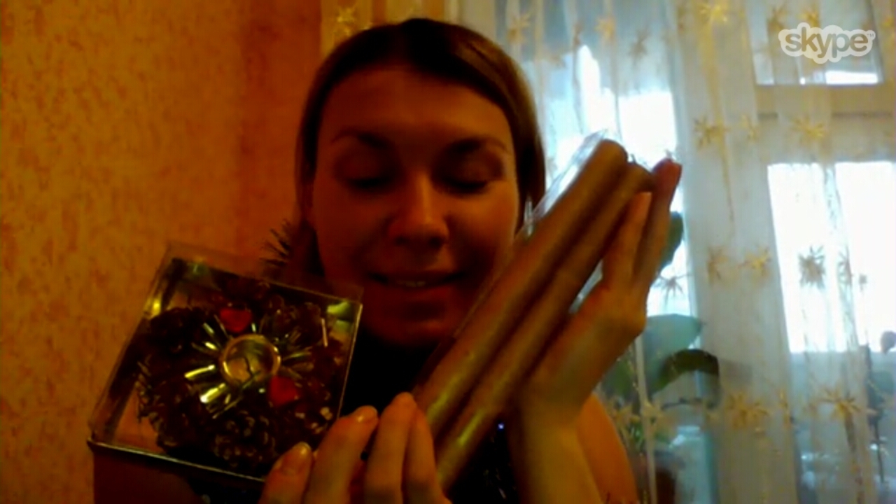 The third parcel from Moscow for a friend!!!)) - My, Secret Santa, Friend, Moscow, Novosibirsk, Longpost