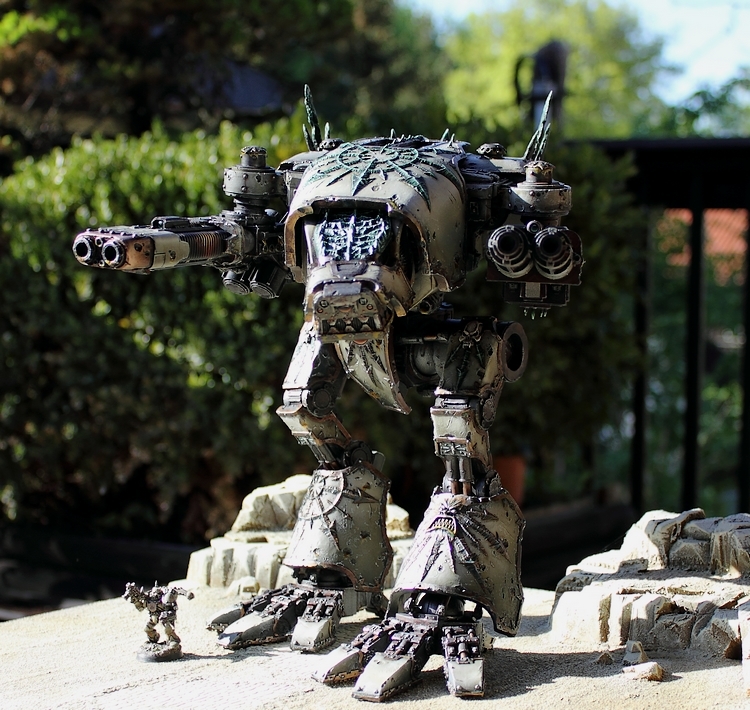 Хаоситский Warhound - Warhound, Warhammer 40k, Wh miniatures, Длиннопост