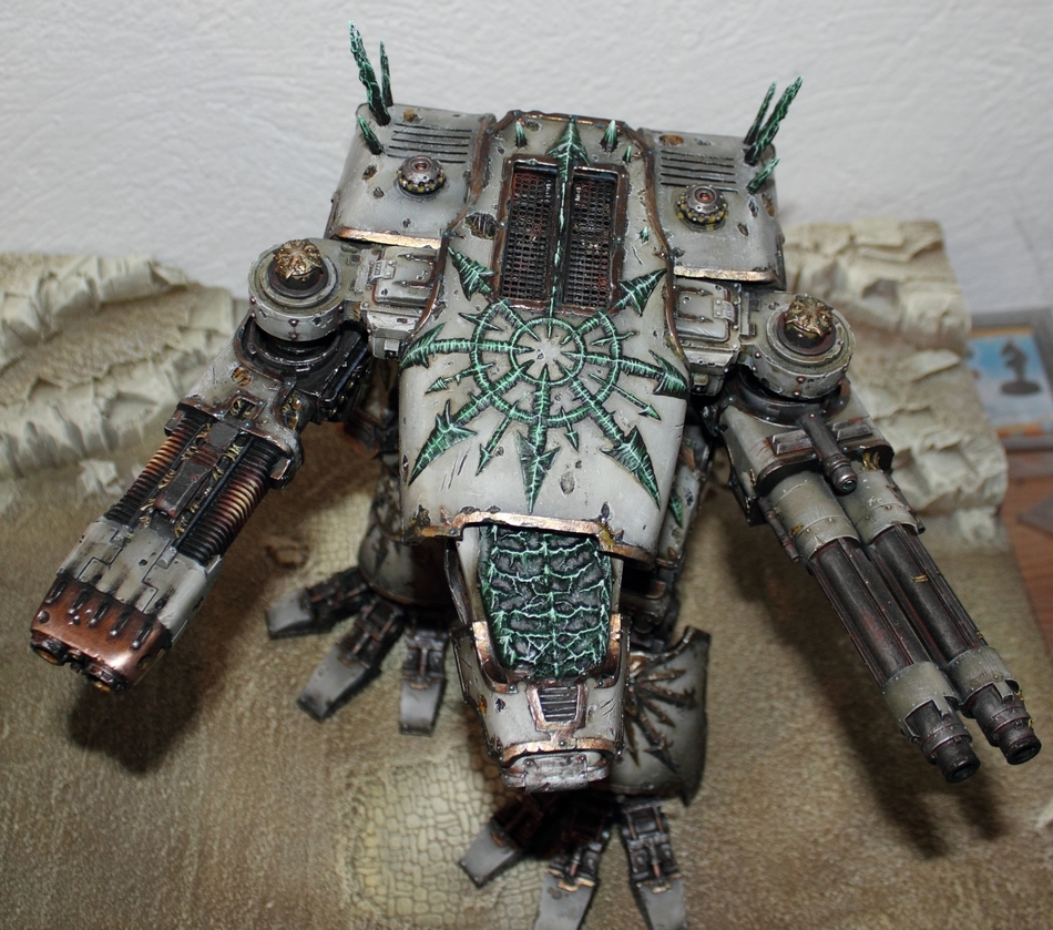 Хаоситский Warhound - Warhound, Warhammer 40k, Wh miniatures, Длиннопост