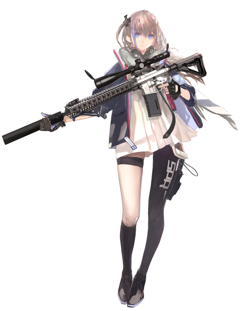 Anime sniper - Anime art, Girls frontline, Snipers