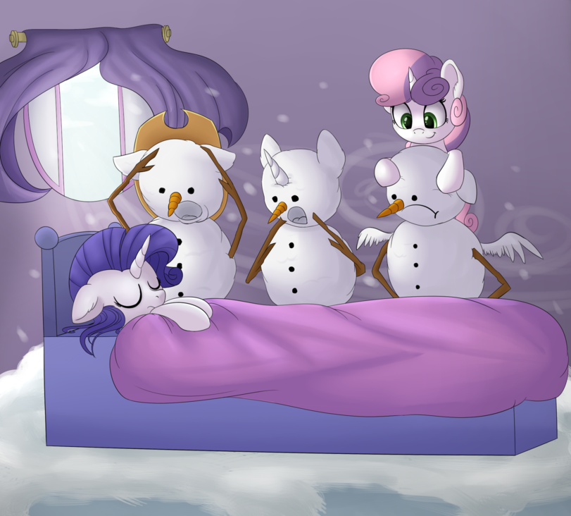 Wake up and sing, motherfucker! - My little pony, Rarity, Sweetie belle