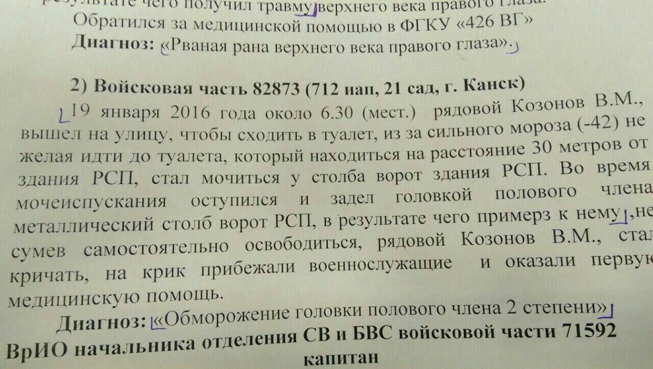 А в армии и не такое бывает - Армия, Примерз, Пипка