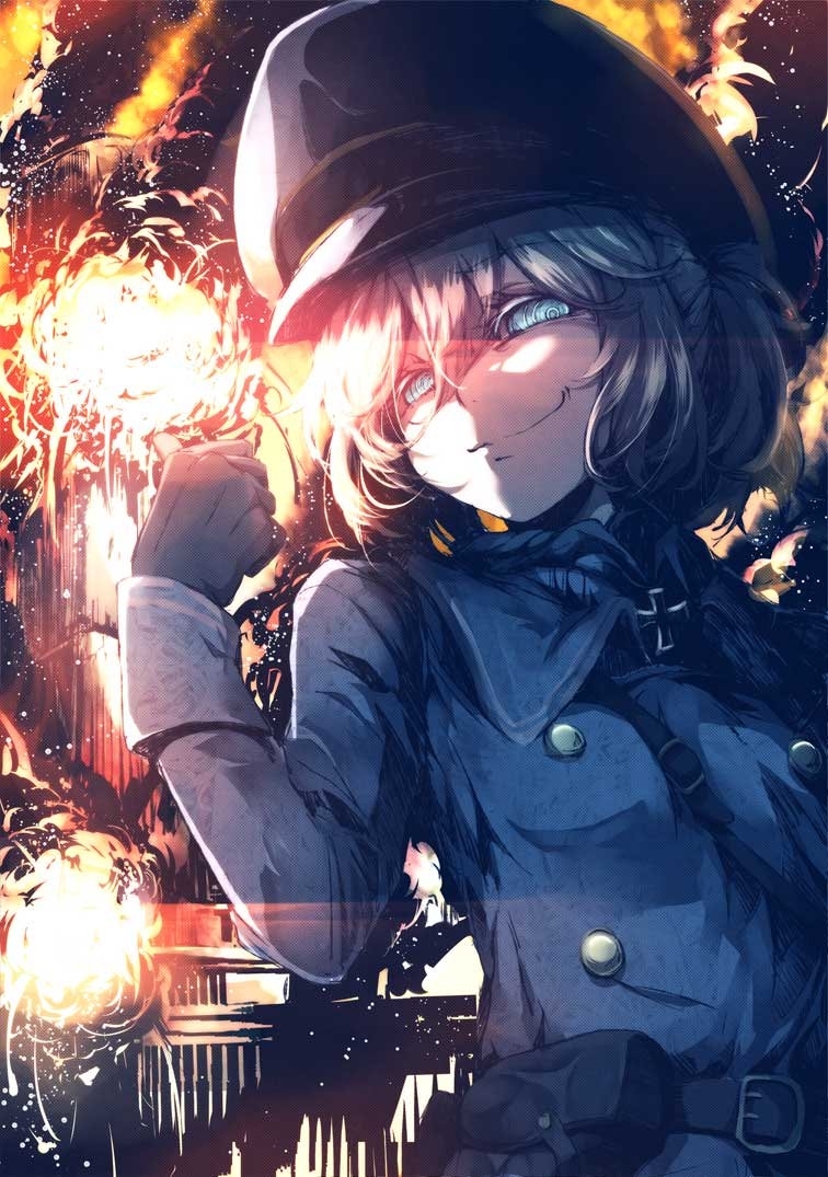 Youjo senki - Anime art, Anime, Youjo senki, Tanya Degurechaff, Military