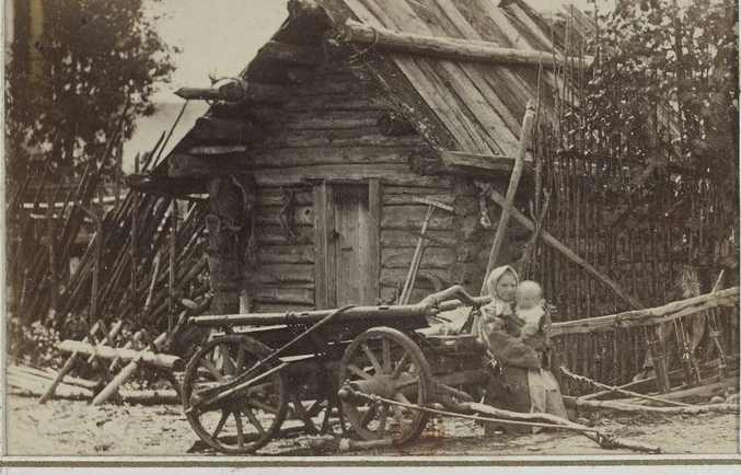 Old Russia - The photo, Russia, 19th century, Photo, Village, Old photo, , Black and white, Longpost