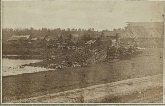 Old Russia - The photo, Russia, 19th century, Photo, Village, Old photo, , Black and white, Longpost