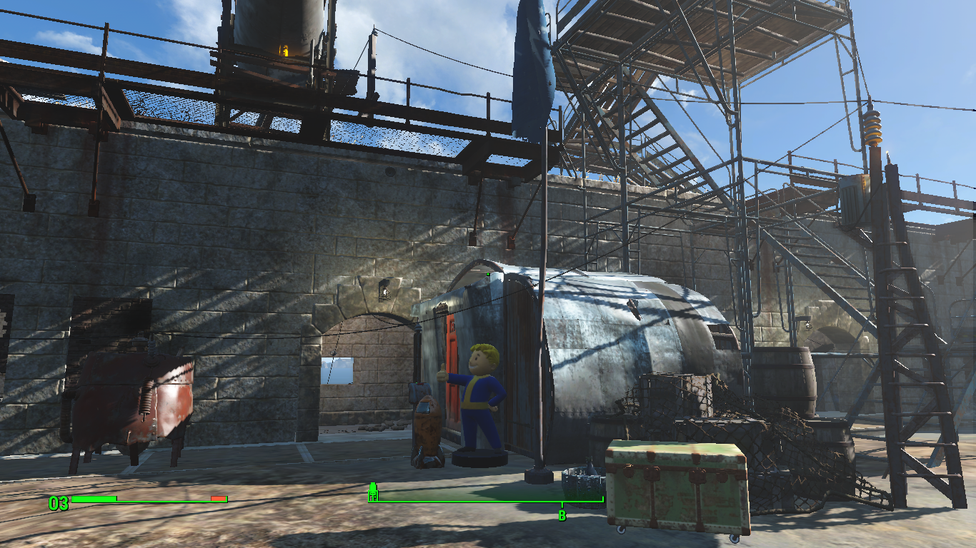 My kennel) I don’t dare to throw out the Christmas tree yet - My, Longpost, My, Christmas trees, Fallout 4, First post