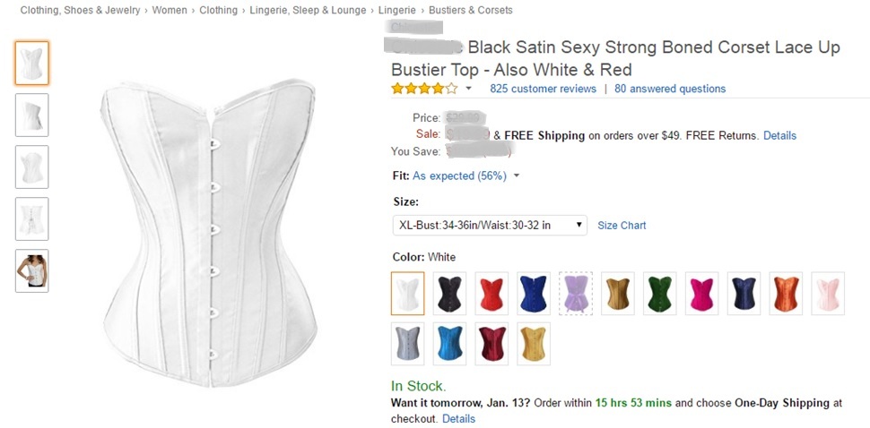 Review on Amazon - My, Online Store, Review, Online shopping, Beard, Brutality, Corset