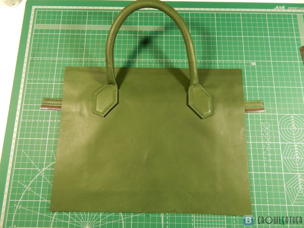 Making a women's bag - My, Leather, Leather, Handmade, My, Сумка, Lady's bag, Longpost