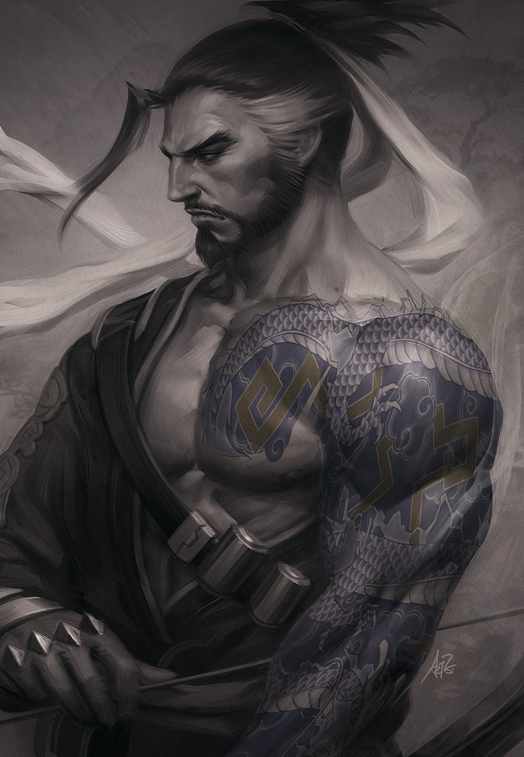 Hanzo - Overwatch, Hanzo, Art, Longpost