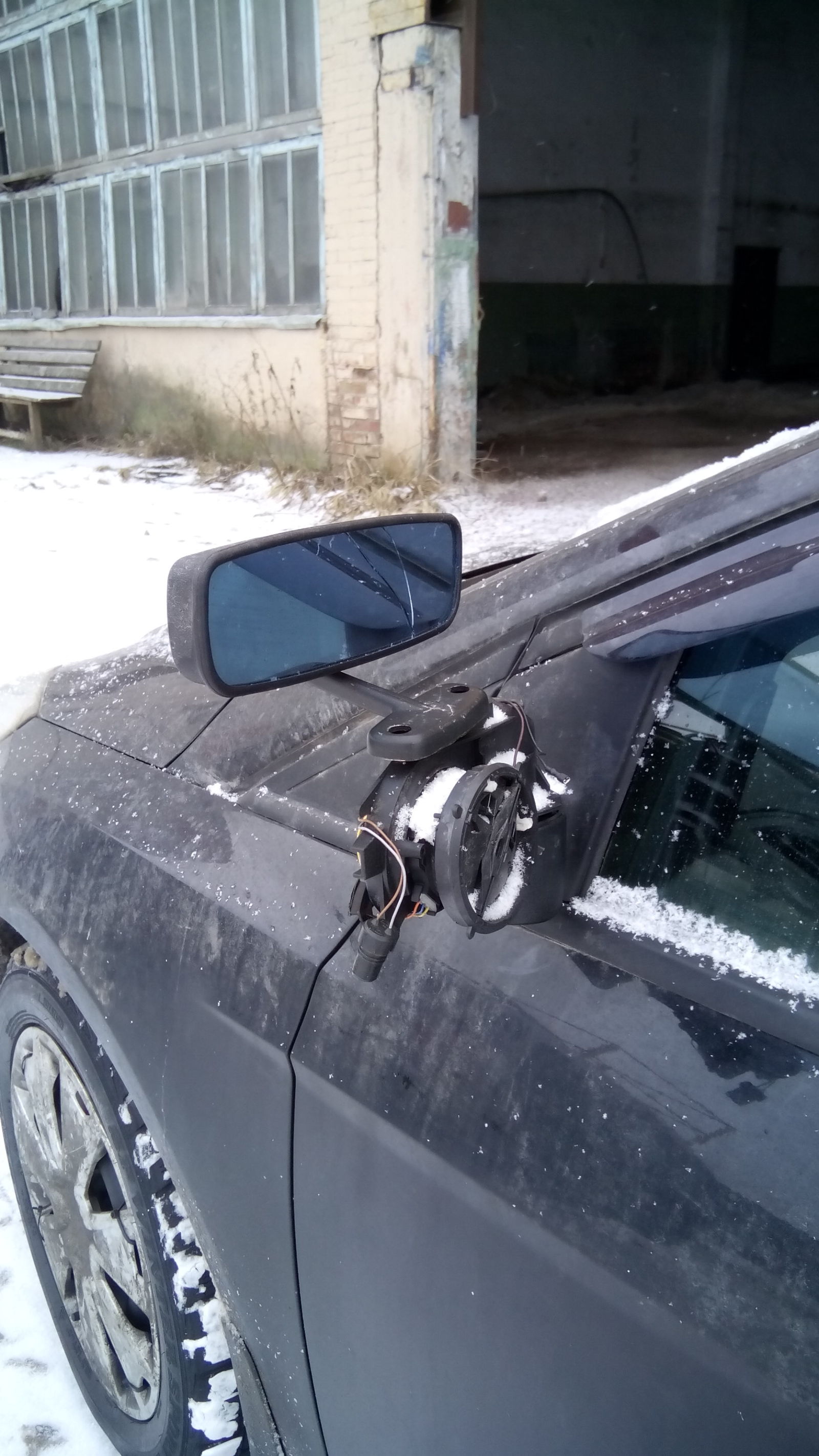 The original solution to the problem - Ford focus, Mirror, Repair, Longpost