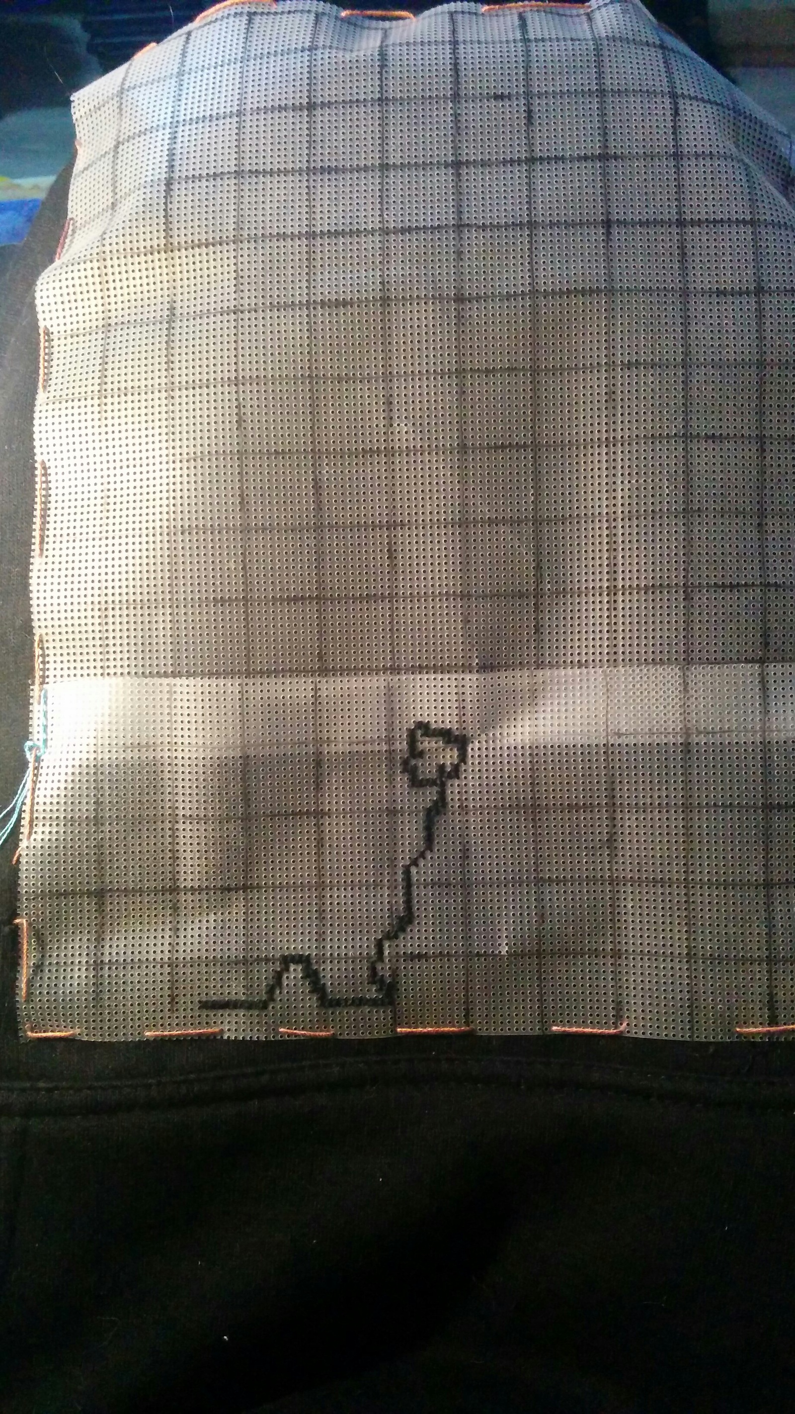 Embroidery within the framework of the Friday mine) - My, Cross-stitch, My, Friday tag is mine, League of legends, cat, Longpost