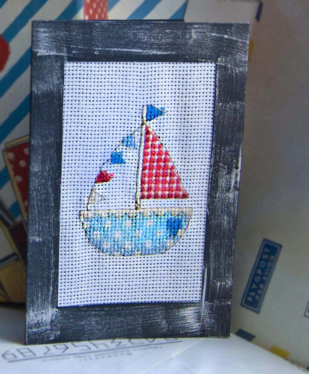 Postcards - My, Postcard, Presents, Embroidery, Longpost