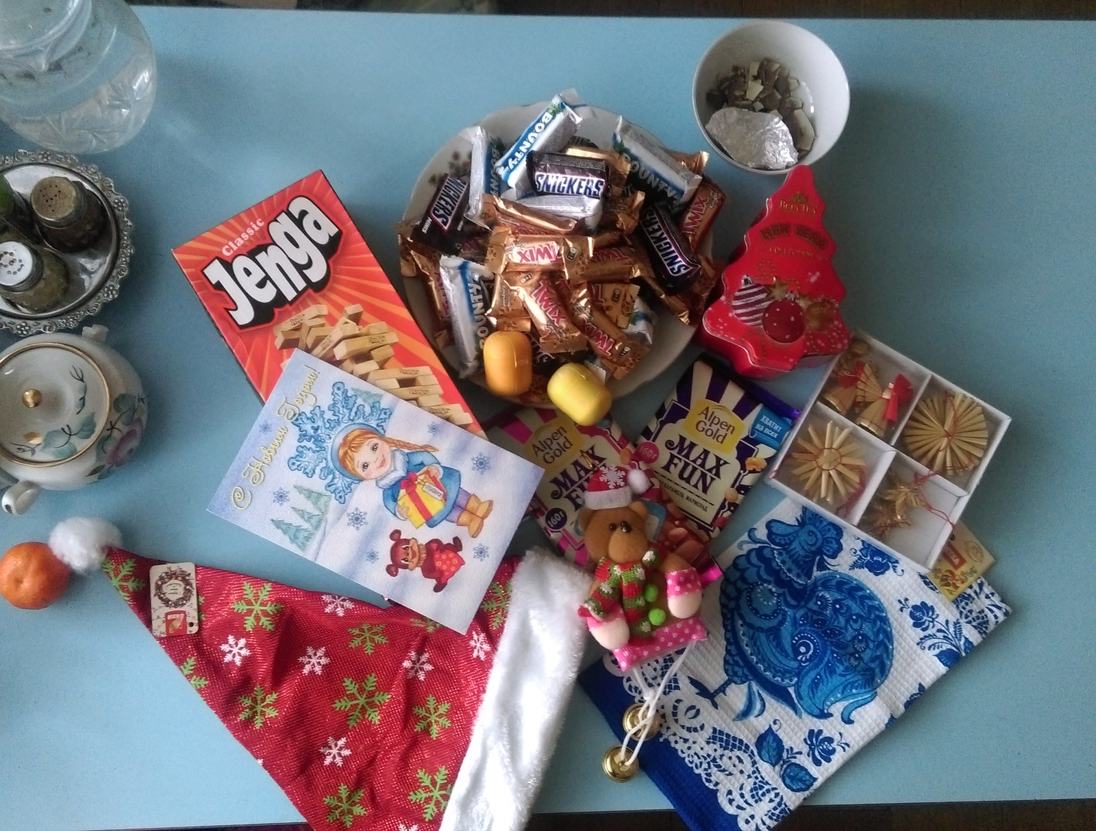 Parcel from Santa Claus from the Stavropol Territory to Kazakhstan - My, Package, New Year's gift exchange, Secret Santa, Father Frost, Presents, Longpost