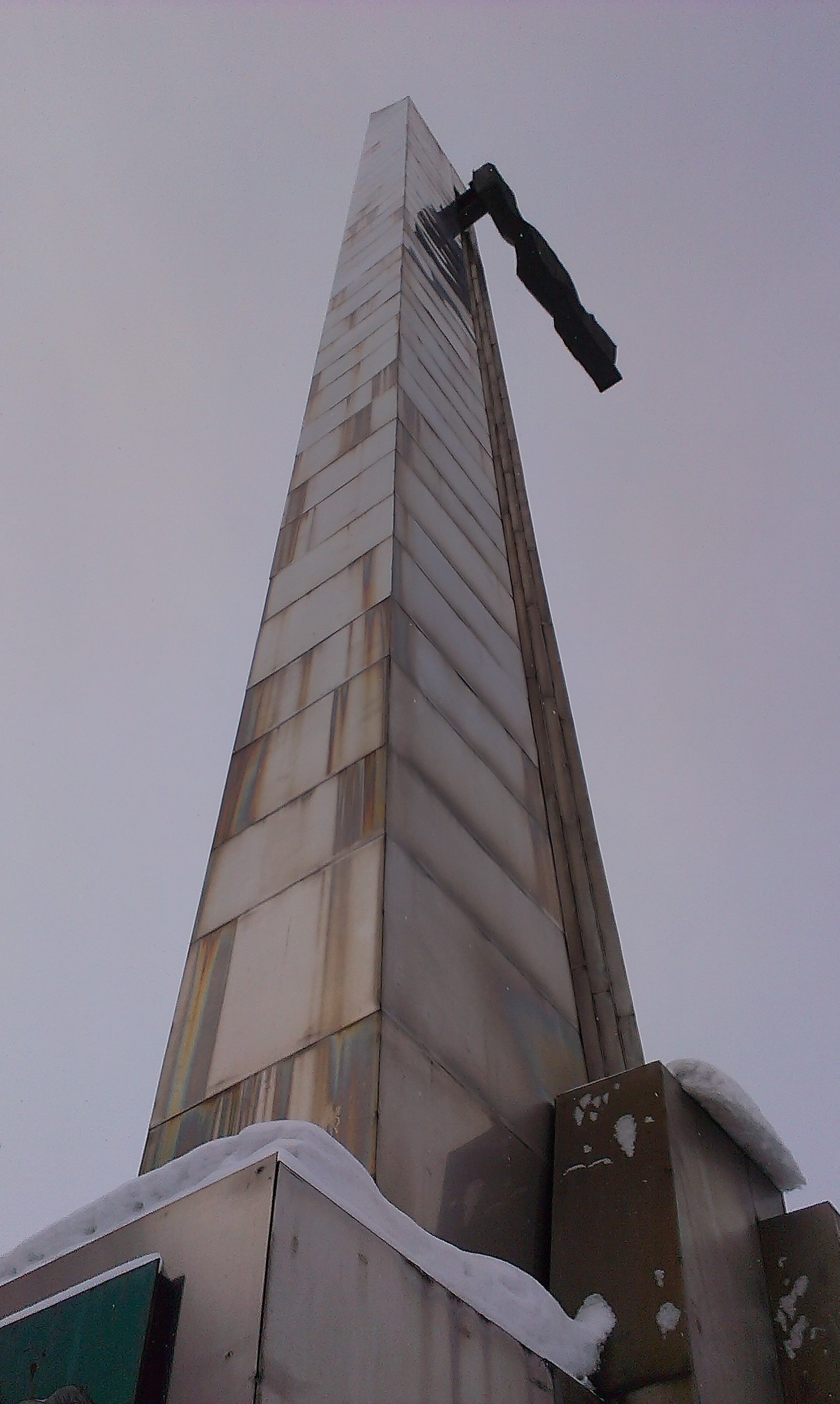 metal and time - My, Novokuznetsk, Photo, Metal, , The photo, Stele