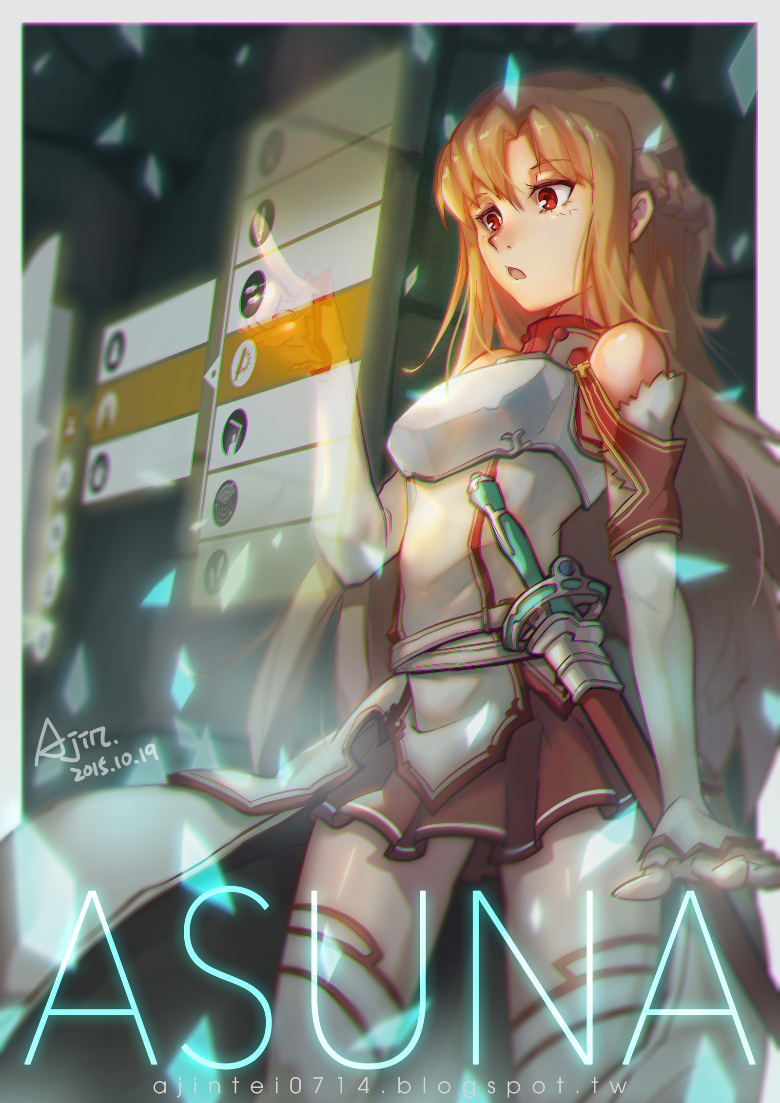 Asuna - Anime, Art, Anime art, Sword Art Online