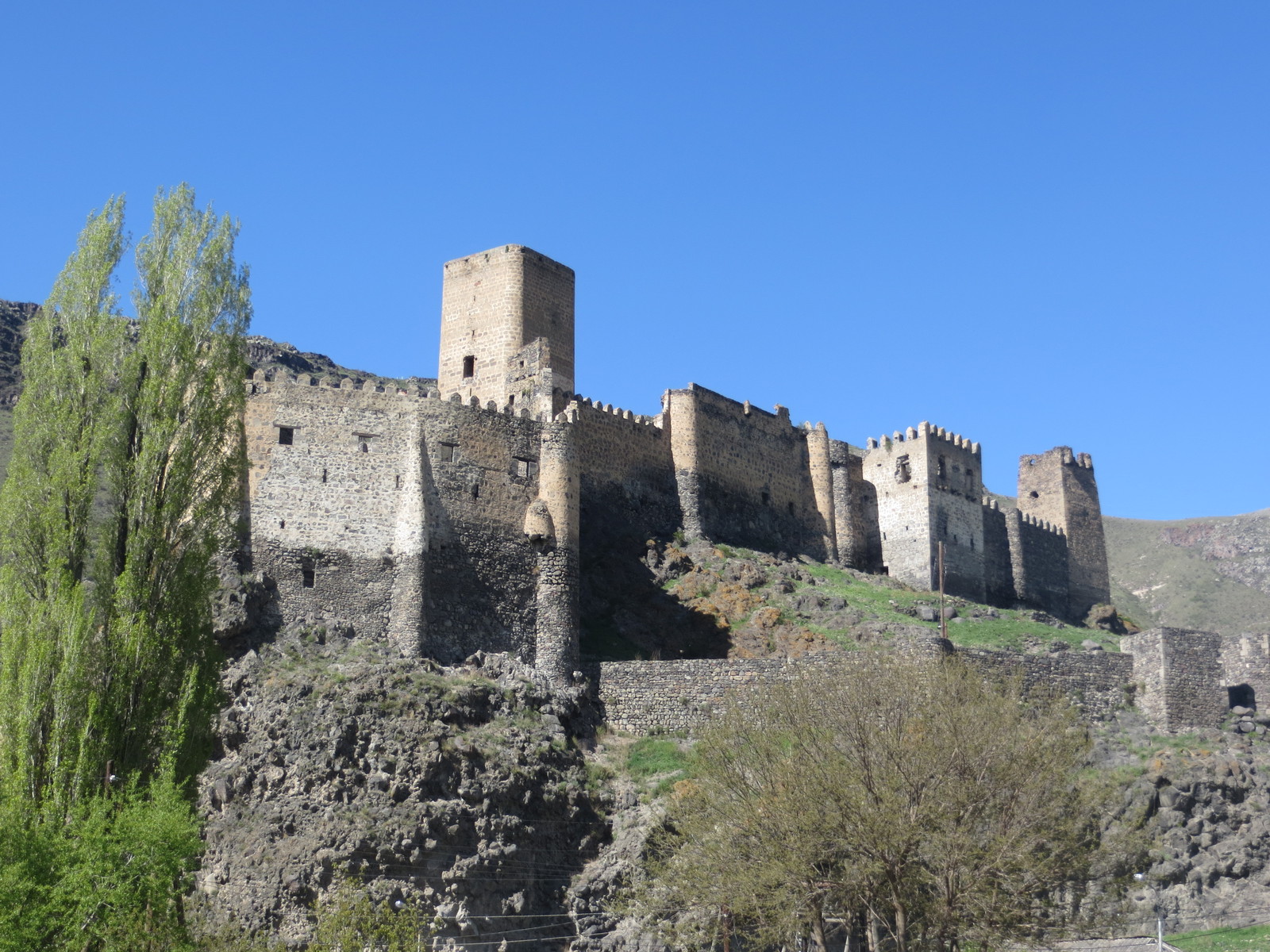 About how we went to Georgia. - My, Travels, Georgia, Vardzia, Caves, Fortress, Video, Longpost