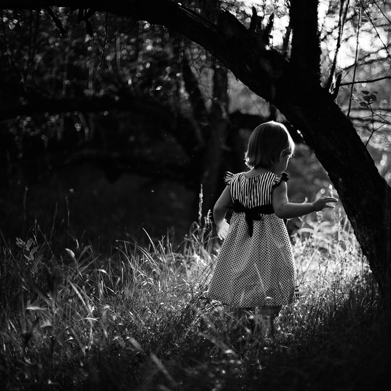 Varya. - My, Photo, Children, Portrait, Sunset, Nature, Canon