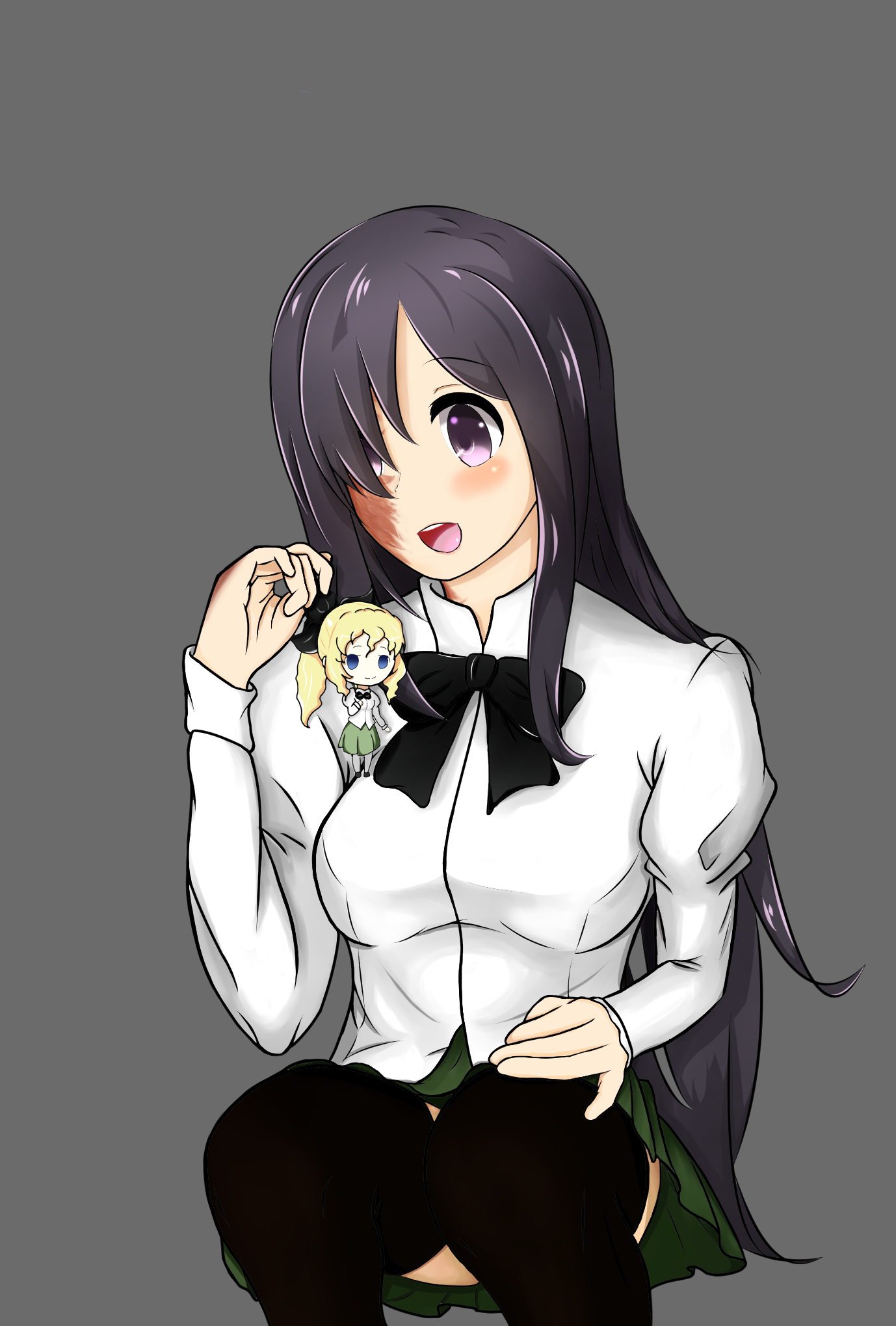 mini lilly - Anime, Not anime, Visual novel, Katawa shoujo, Lilly satou, Hanako ikezawa