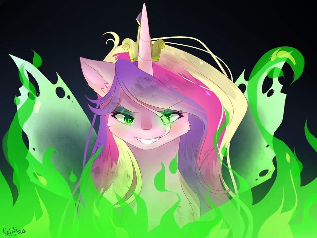 Queen Chrysalis - My little pony, PonyArt, Queen chrysalis, Princess cadance