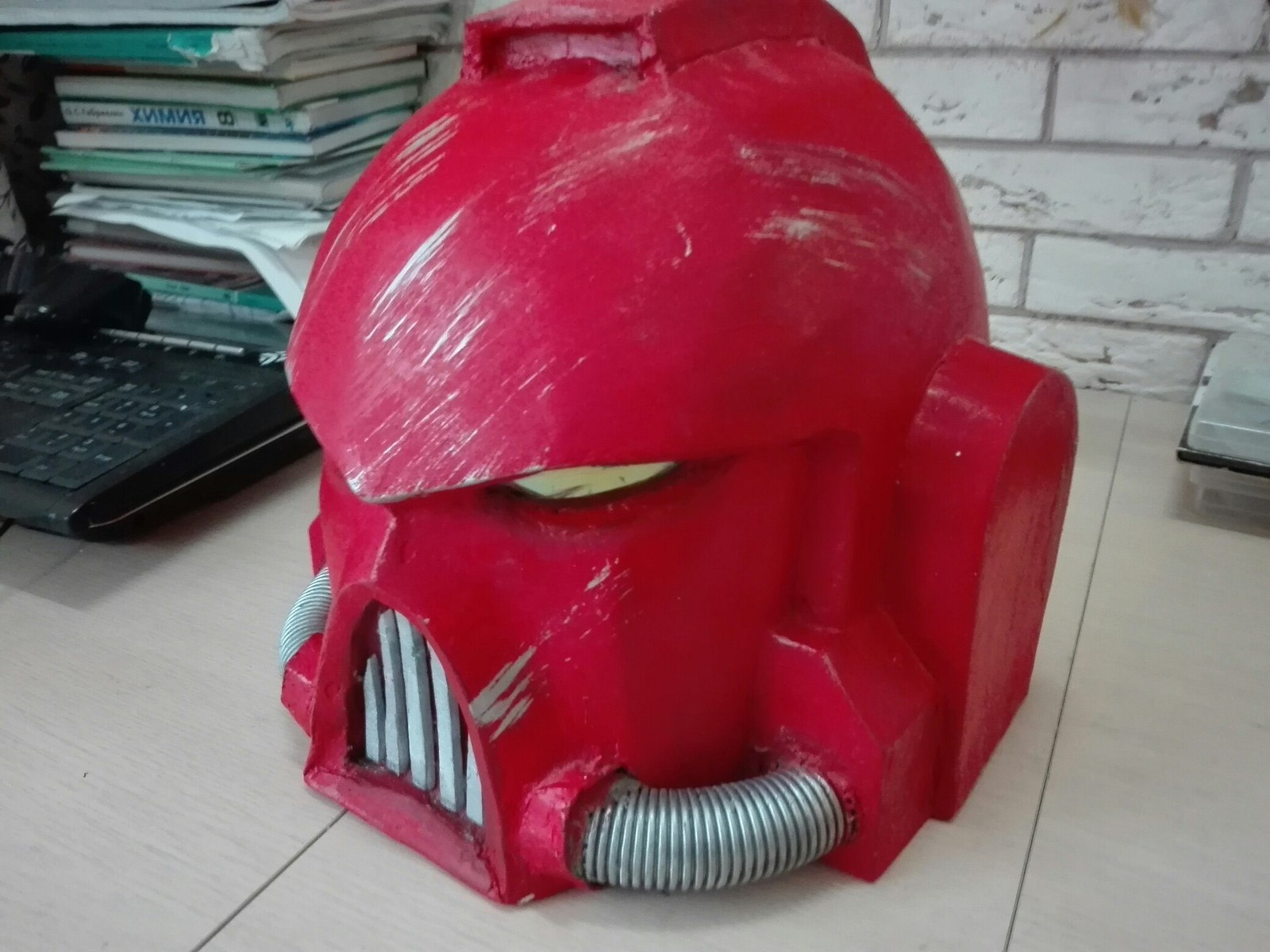 Шлем космодесанта из warhammer'a - Pepakura, Papercraft, Шлем, Warhammer, Warhammer 40k