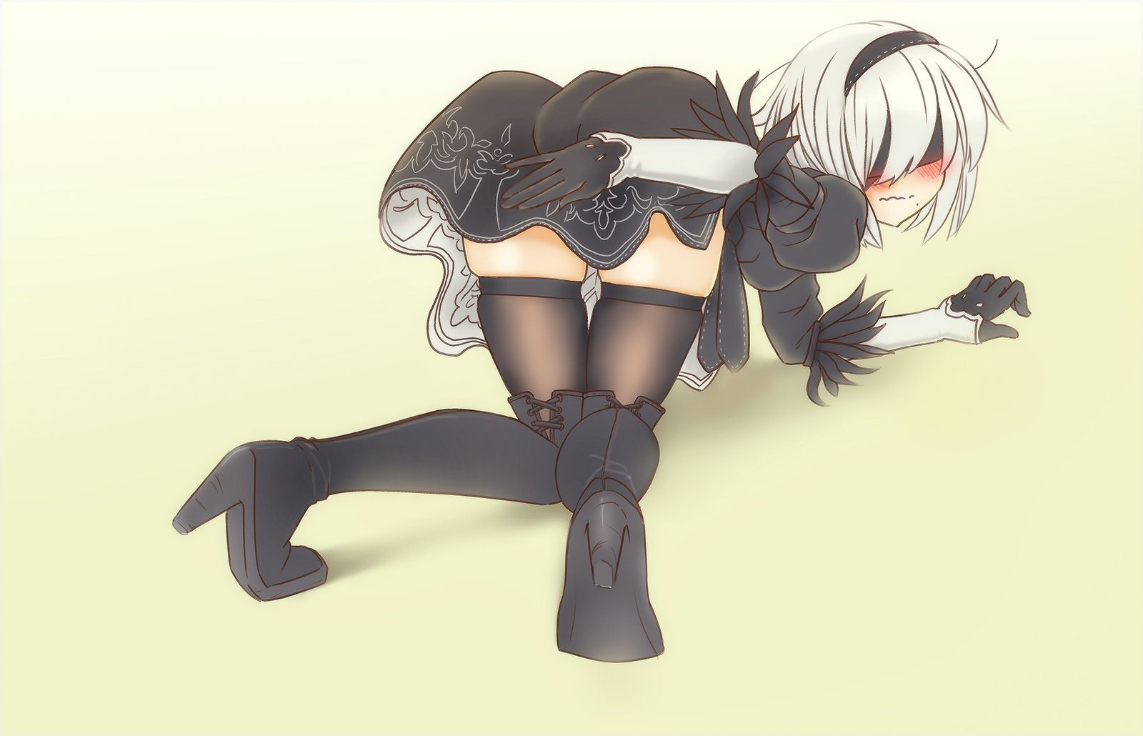 Strawberry Compilation 2b (Nier: Automata) part 2 - NSFW, NIER Automata, , Art, Games, Longpost