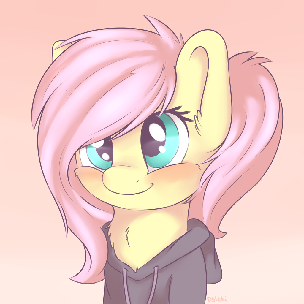 Flutty - My little pony, Fluttershy, Dbleki, sweatshirt