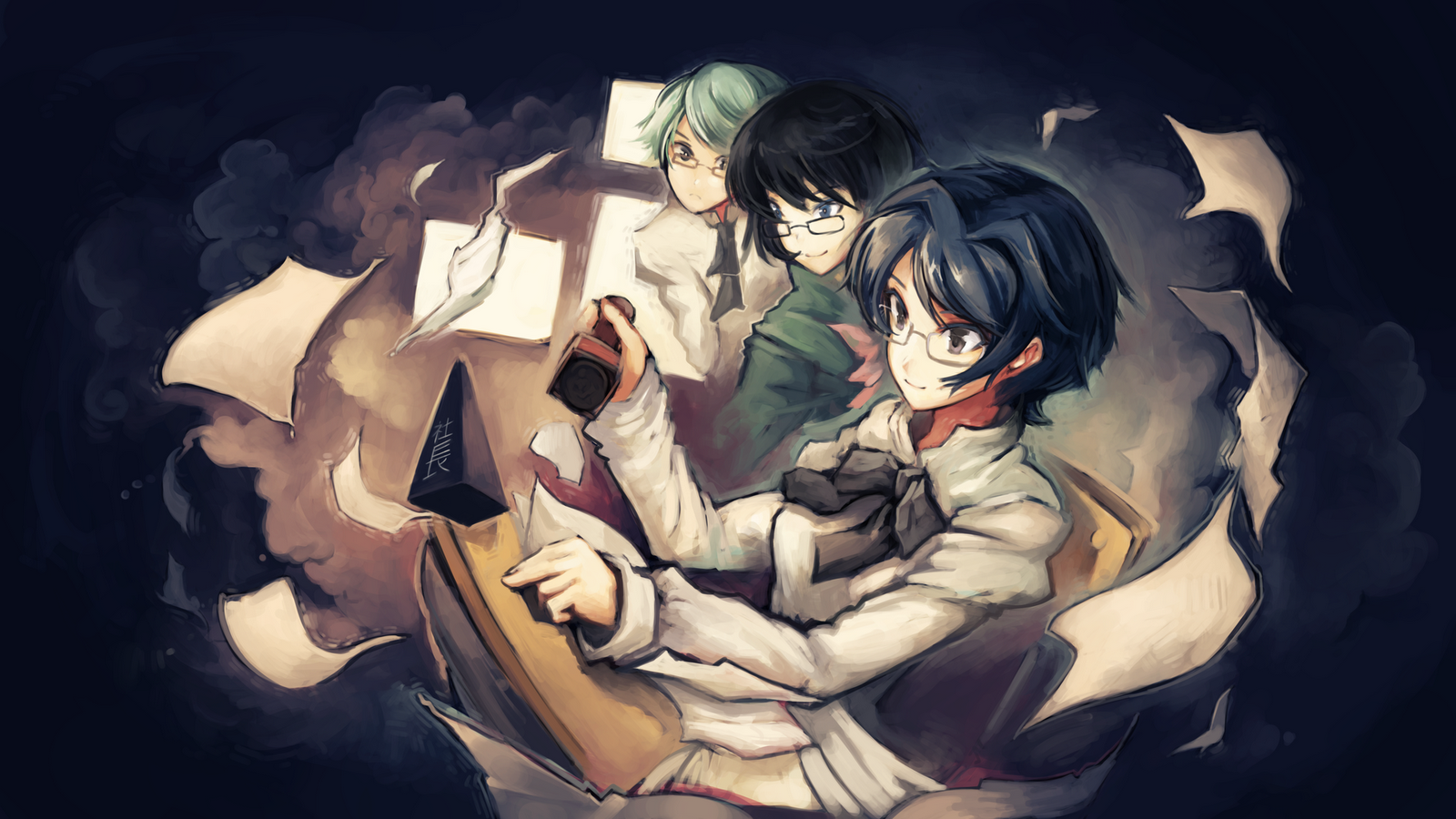 Moment of history - Katawa Shoujo, Shizune Hakamichi, Anime Art, Аниме, Не аниме, Визуальная новелла