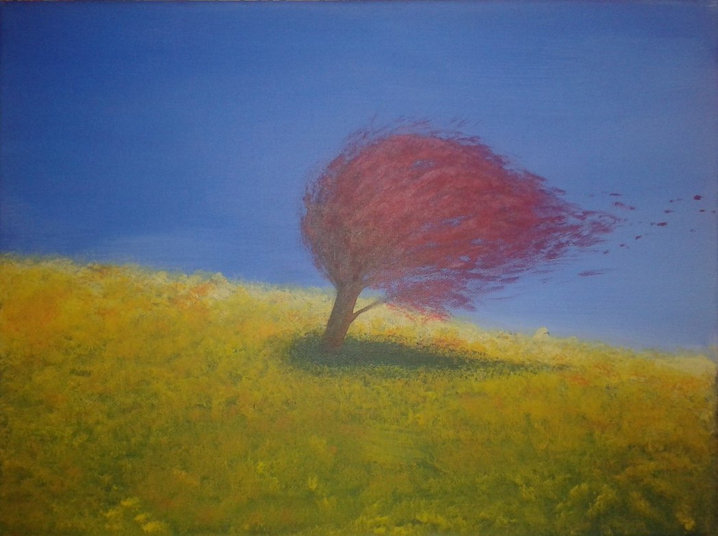 WIND - My, Acrylic, Painting, Painting, Art, Acrylic drawing, Drawing, Hobby, Creation