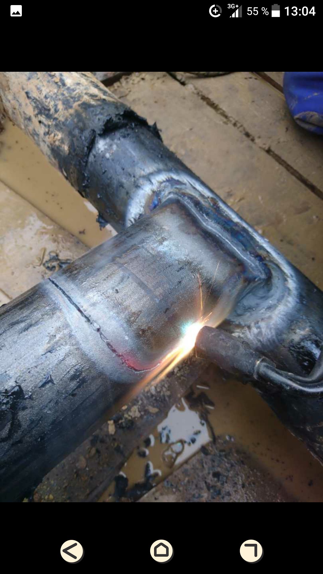 Steel tie-in gas low pressure) - My, Gas, Gas service, sidebar, Danger, Longpost