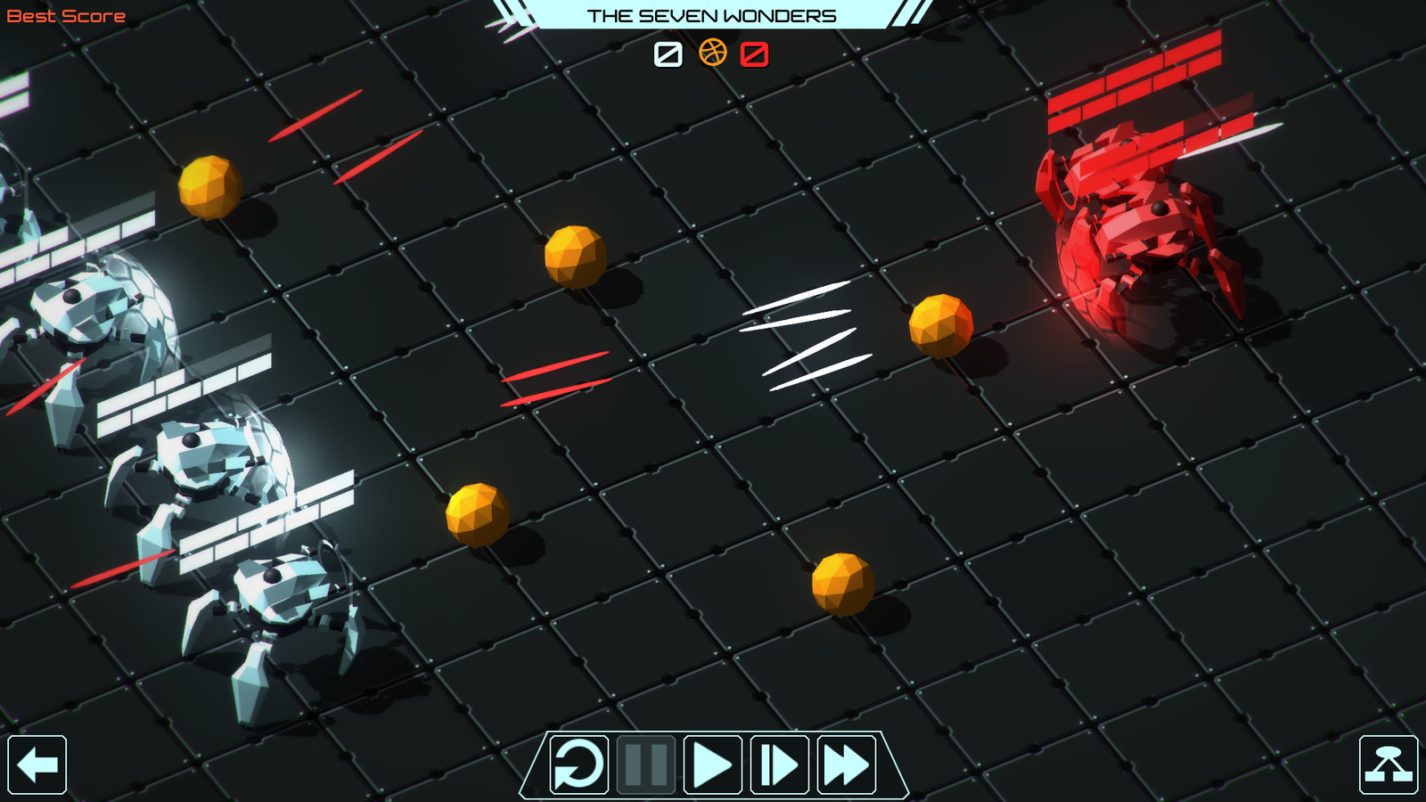 An interesting game about controlling combat bots - , Games, , Android Games, Free games, Alpha Test, , Bots, GIF, Longpost, Block Diagram