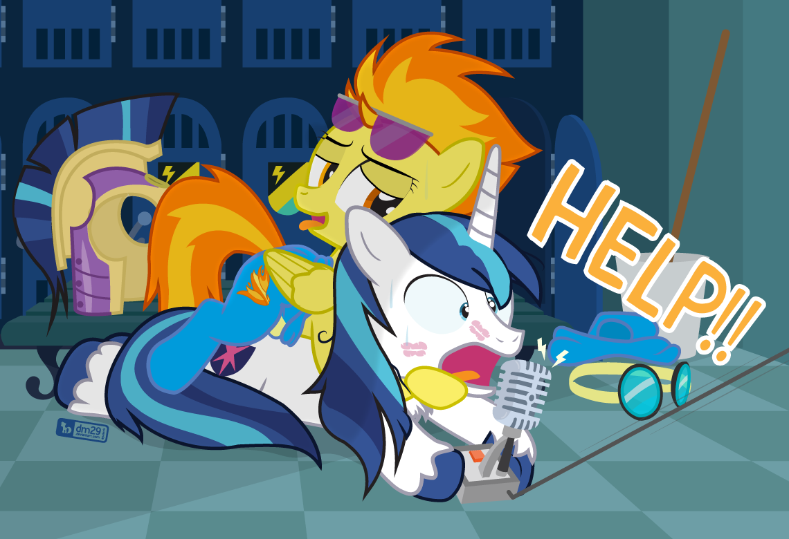 Resistance is futile - My little pony, Spitfire, Shining armor, Shipping, MLP Edge, Dm29