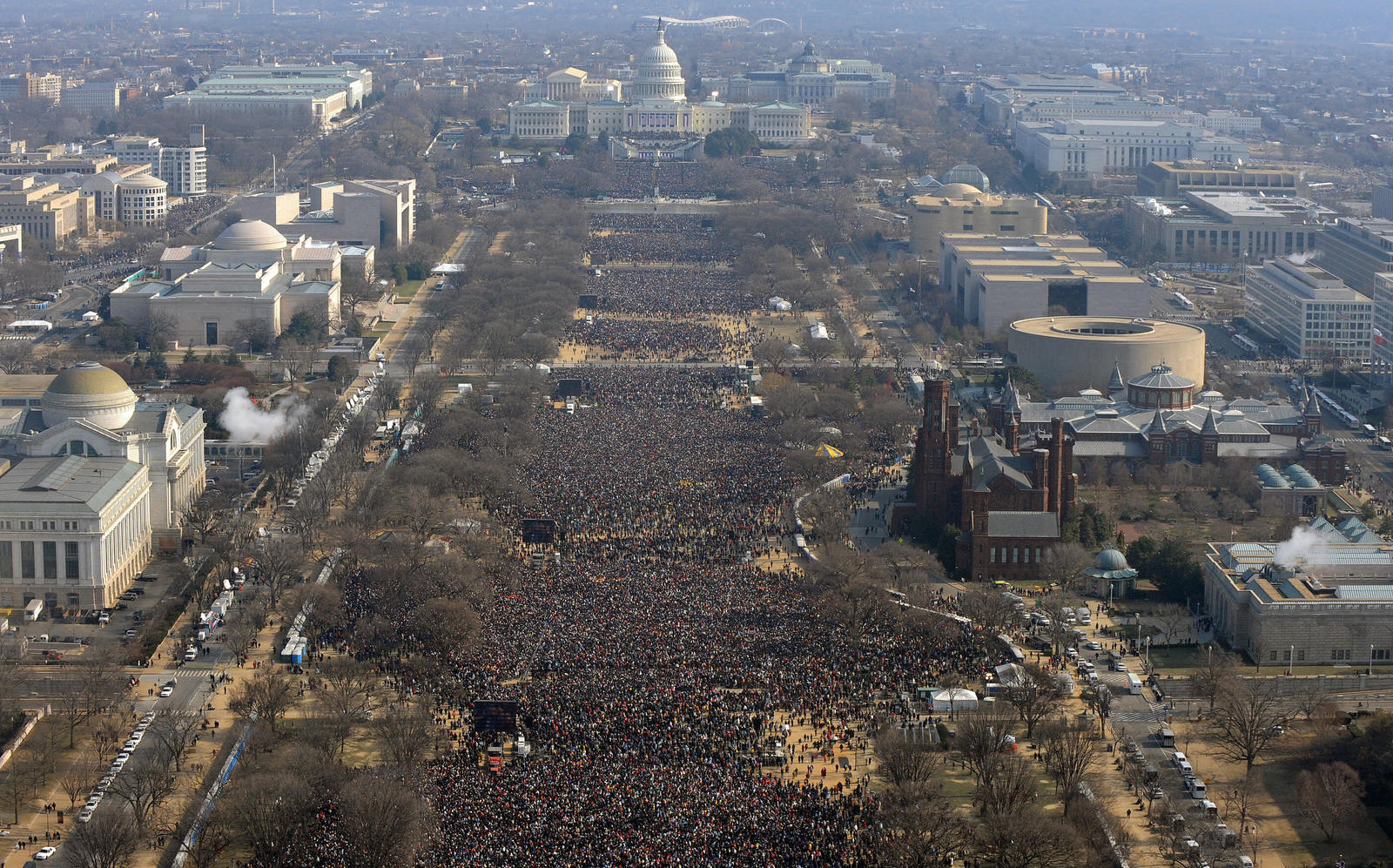 Obama '09 vs Trump '17 - Inauguration, Donald Trump, Barack Obama, USA