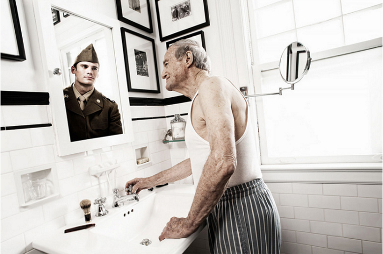 Reflection of the past in a photo project by Tom Hussey - Interesting, Touching, Photo project, Longpost