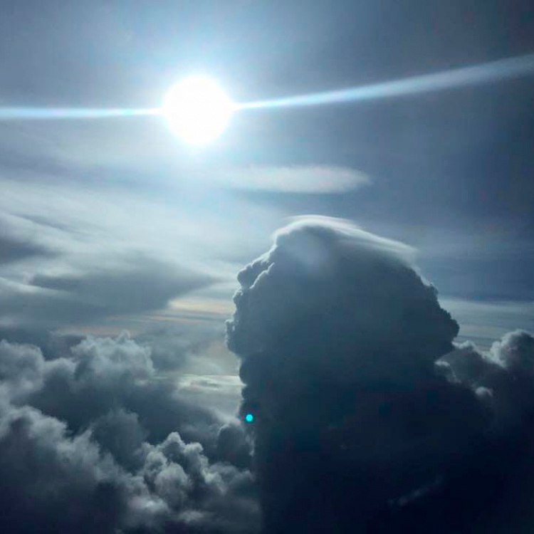 Photo from the plane. - View from the plane, Clouds, Not mine