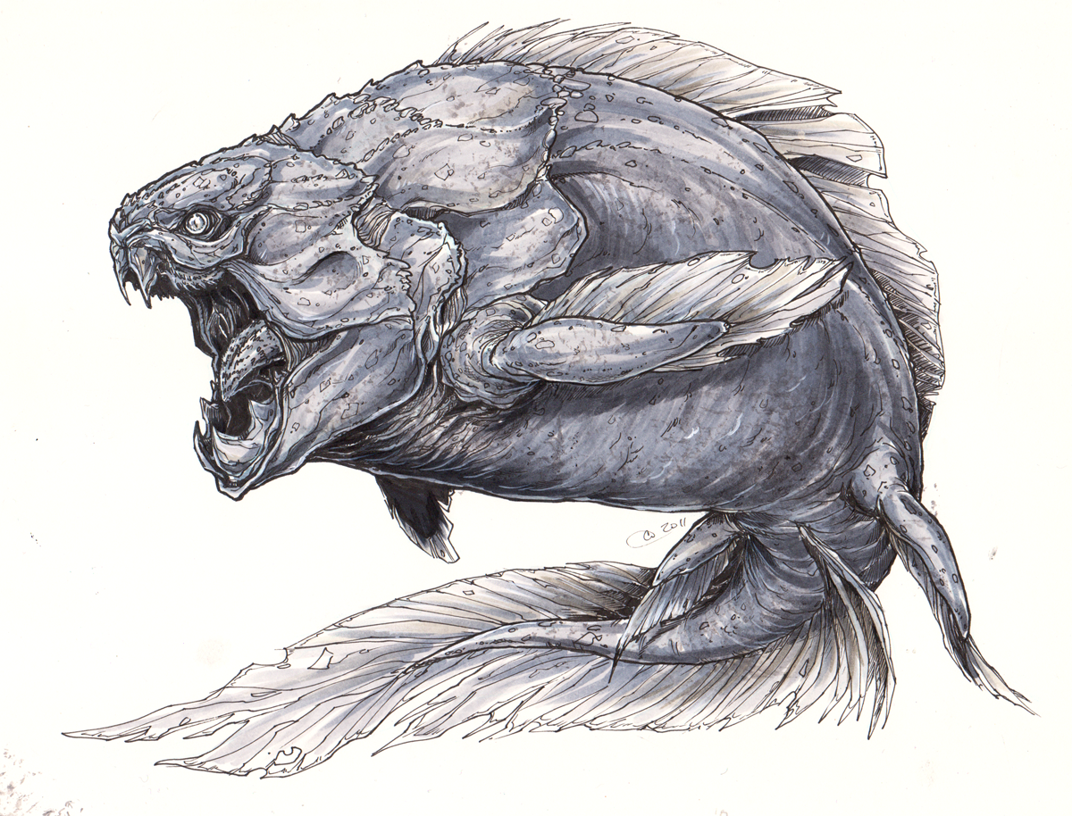 Armored horror of the ancient seas - Dunkleosteus. - My, Interesting, Paleontology, A fish, Longpost, Dunkleostey, The science, Evolution, GIF