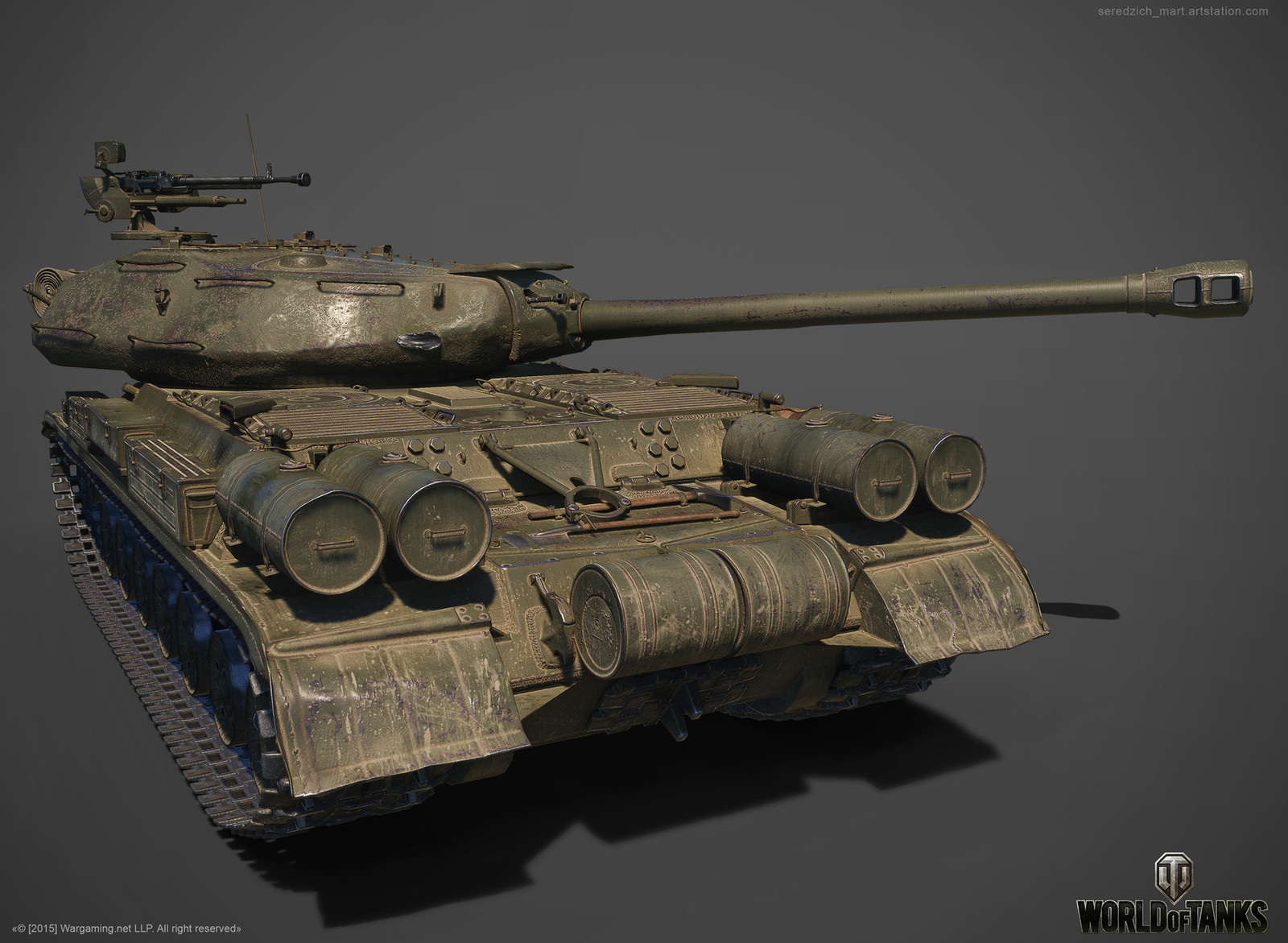 Tanks, 3D, Bloody VG. - Art, Artstation, , Tanks, World of tanks, , , IS-4, Longpost