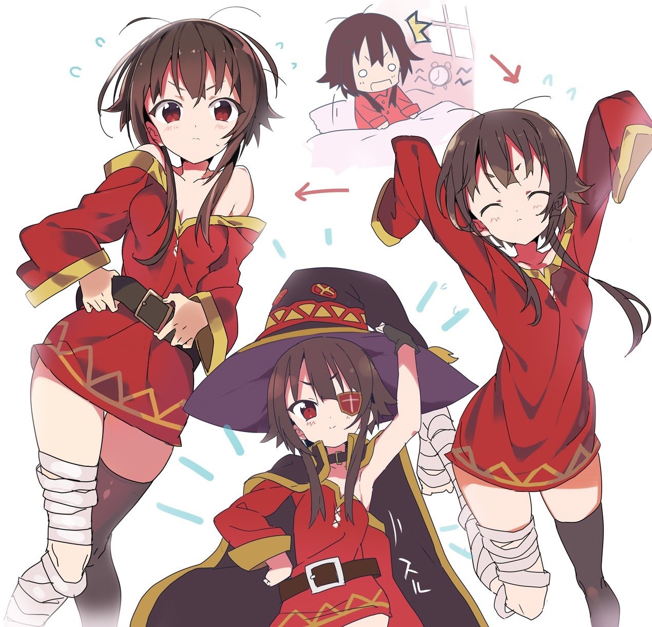 Megumin - Anime Art, Konosuba, Megumin