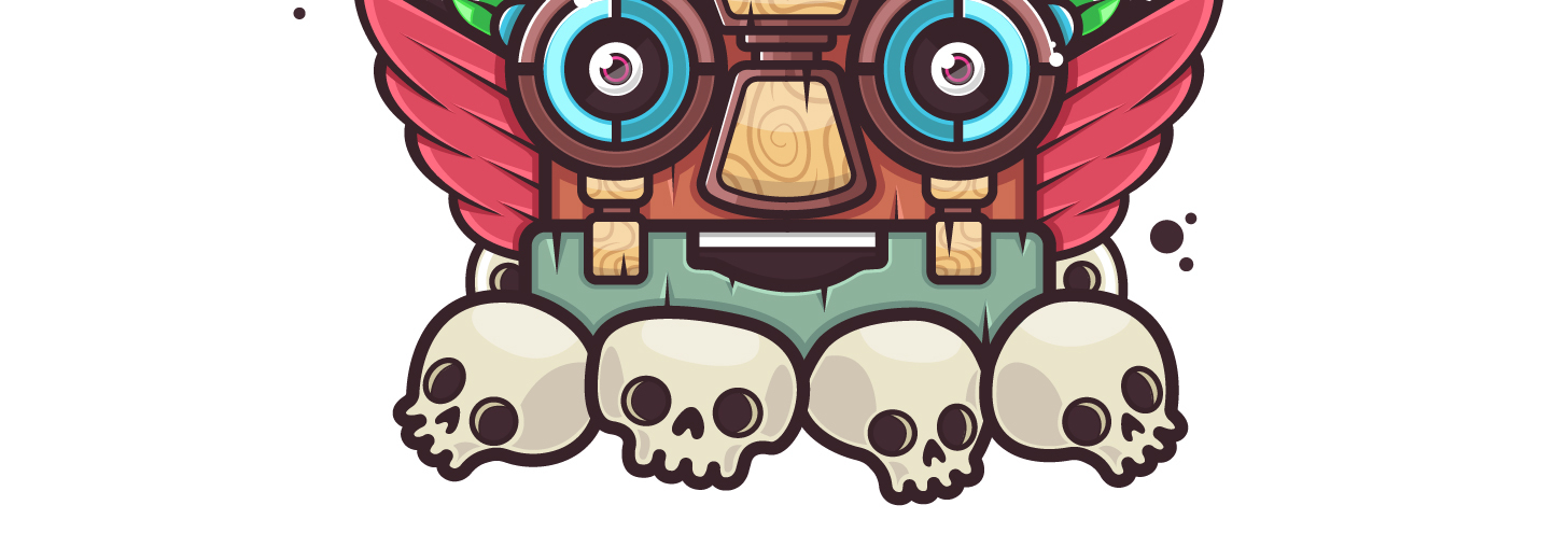 Totems 2! - My, Art, Drawing, Vector, , Adobe illustrator, Style, Illustrations, Totem