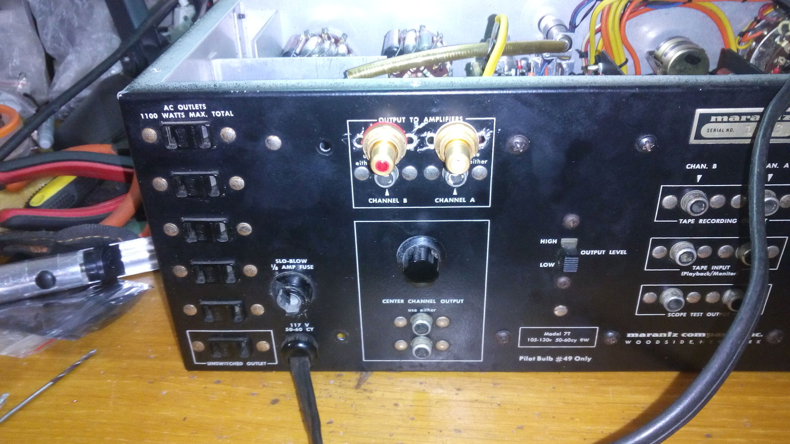 Repair of MARANTZ 7T preamplifier - My, Electronics repair, , Samara, Longpost, Folk Audio Custom