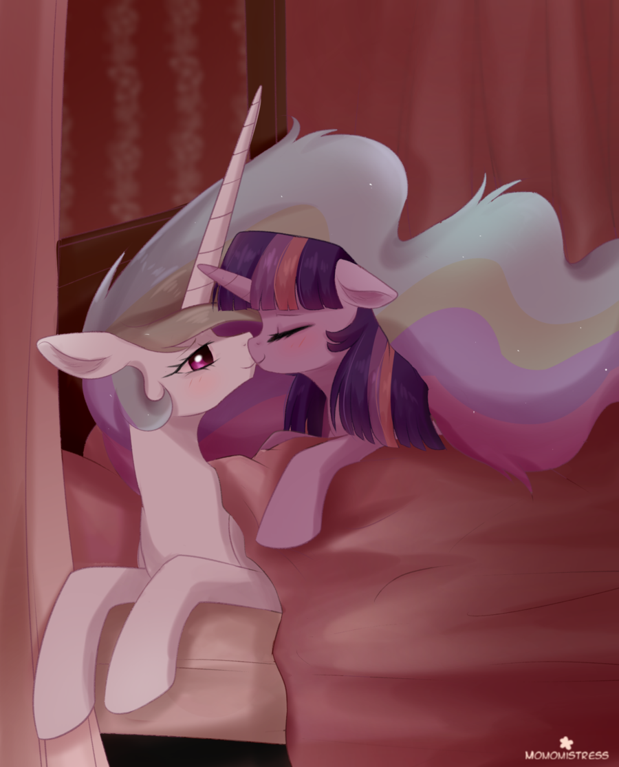 Good Morning Sunshine - My little pony, Princess celestia, Twilight sparkle, Shipping, 