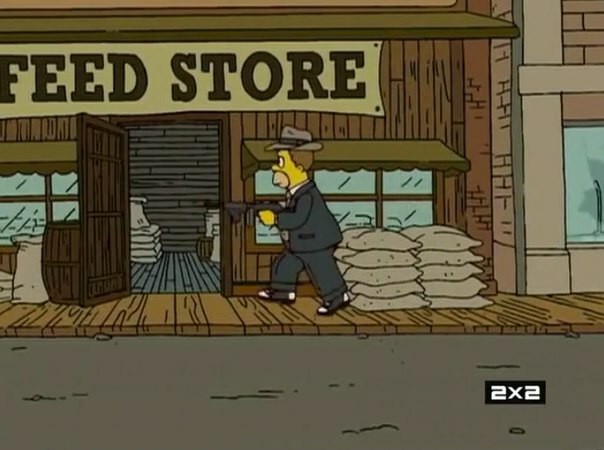 Homeric robbery. - Homer Simpson, The Simpsons, Screenshot, Storyboard, Humor, Longpost